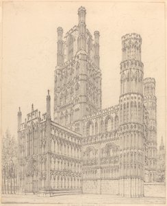 Ely Cathedral, Cambridgeshire, S.W. Ansicht