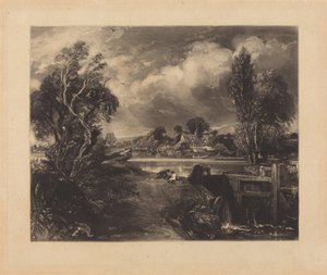 Eine Schleuse an der Stour von John Constable