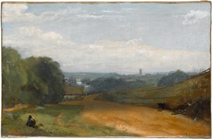 Blick auf Dedham von Gun Hill von John Constable