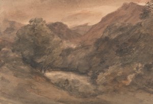 Borrowdale: Abend nach einem schönen Tag, 1. Oktober 1806