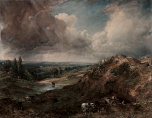 Branch Hill Teich, Hampstead von John Constable