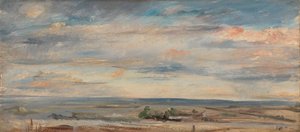 Wolkenstudie, früher Morgen, Blick nach Osten von Hampstead von John Constable
