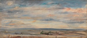 Wolkenstudie, früher Morgen, Blick nach Osten von Hampstead, 1821 von John Constable