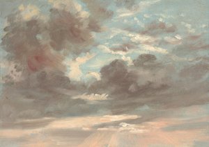 Wolkenstudie: Stürmischer Sonnenuntergang