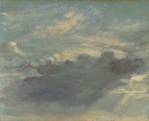 Wolkenstudie, ca. 1821-22