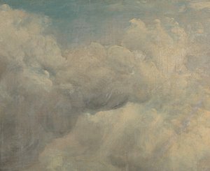 Wolkenstudie, ca. 1821