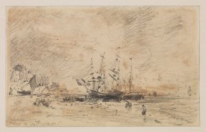 Kohlenarbeiter am Strand von Brighton, 14. Oktober 1825