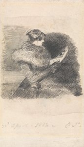 Mary Constable beim Lesen
