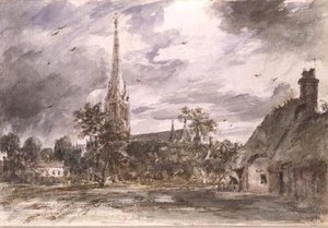 Kathedrale von Salisbury: mit Hütten von John Constable