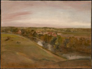 Stratford Saint Mary von den Coombs aus von John Constable