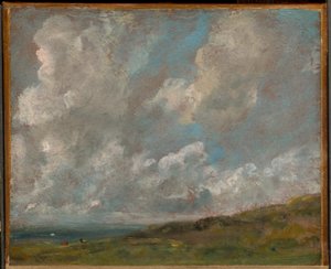 Studie von Wolken über einer Landschaft von John Constable