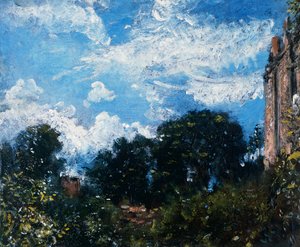 Studie von Himmel und Bäumen