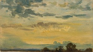 Sonnenuntergang im Sommer, frühes 19. Jahrhundert von John Constable