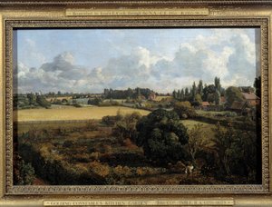 Der Gemüsegarten und Obstgarten. Landschaft der englischen Landschaft. Gemälde von John Constable (1776-1837) 1815. Ipswich, Borough Council Museum