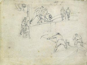 Bau der London- und Birmingham-Eisenbahn, ca. 1835