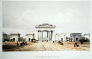 Eingangsportikus, Euston Grove Station, aus 