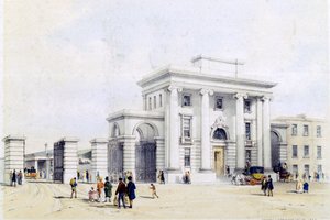 Eingang zum Birmingham Bahnhof, 1838-39