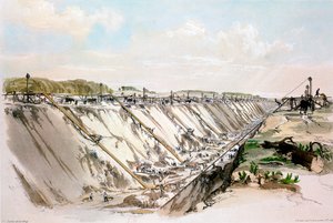 Tring Cutting, London & Birmingham Railway, 17. Juni 1837, 1839 von John Cooke Bourne
