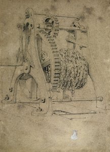 Winde oder Krabbenmechanismus zum Aufwickeln von Ketten, 1830er Jahre