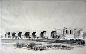 Wolverton Viadukt, 30. Juni 1837 von John Cooke Bourne