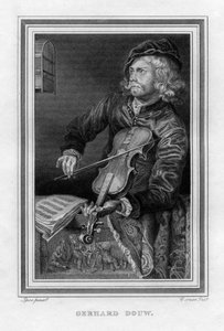 Gerrit Dou 1613-1675, niederländischer Maler, 1816 von John Corner