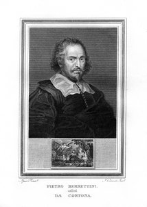 Pietro da Cortona, italienischer Barockmaler, 1825 von John Corner