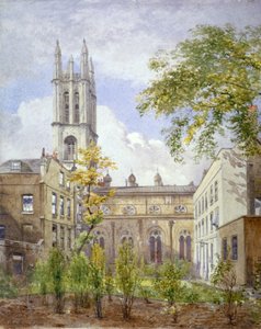 Kirche St. Michael, Cornhill, City of London, 1882 von John Crowther