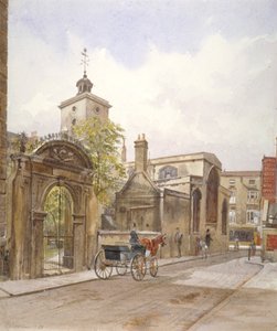Kirche St. Olave, Hart Street, City of London, 1883 von John Crowther