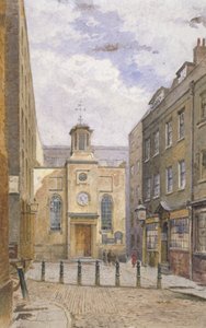 Kirche der Heiligen Dreifaltigkeit, Minories, London, ca. 1881 von John Crowther