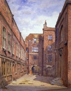 Halle und Bibliothek, Sion College, London Wall, City of London von John Crowther