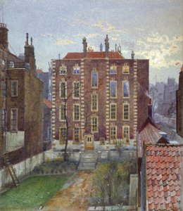 Haus in der Austin Friars Street, City of London, 1881 von John Crowther