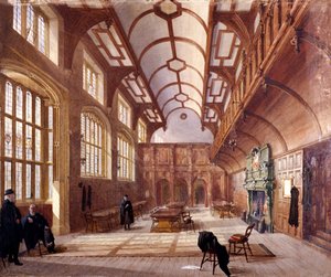 Innenansicht von Charterhouse, London, 1885 von John Crowther