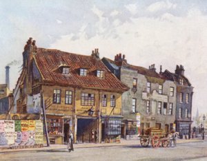 Verlorenes London: Häuser auf der Westseite der Church Street, Lambeth