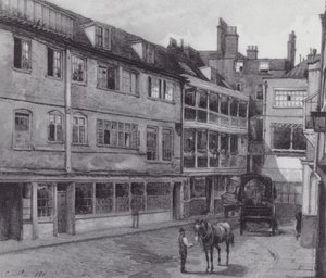 Verlorenes London: Hof des George Inn, Borough von John Crowther