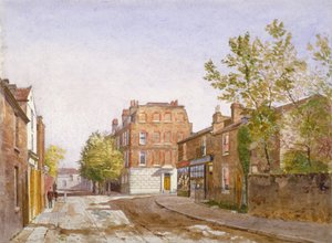Ansicht des Mawson-Hauses, Chiswick Lane, Chiswick, London, 1882