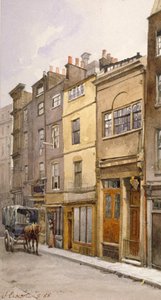 Ansicht der Gemeindeschreiberhalle, Silver Street, London, 1888 von John Crowther
