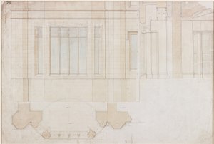 Entwurf für ein Fenster in Holme Eden von John Dobson