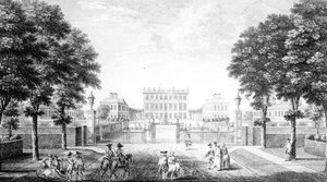 Cliveden House bei Maidenhead Bridge im County of Bucks, 1753 von John Donowell