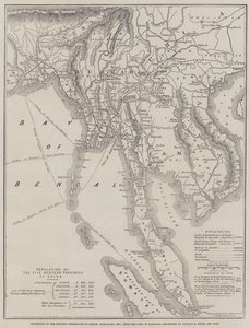 Erweiterung des elektrischen Telegraphen nach Kanton, Hongkong usw., vom Hafen von Rangoon, projektiert von Captain R. Sprye und Söhne