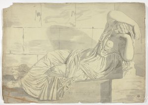 Nach der Skulptur von Ariadne von John Downman