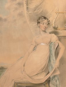 Porträt von Anne Lucy Poulett, Lady Nugent von John Downman