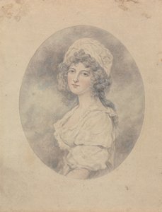 Porträt von Lady Marjorie Jenkins von John Downman