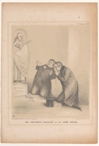 Karikatur mit Premierminister Robert Peel und Daniel O