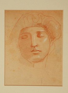 Kopf eines keltischen Gottes von John Duncan