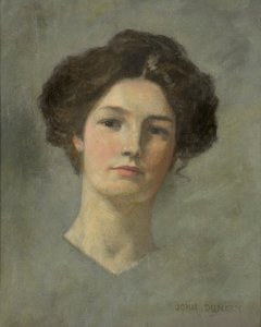 Porträt einer Dame, ca. 1900 von John Duncan