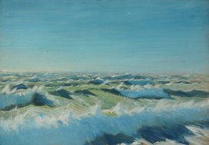 Meereslandschaft, Spätes 19. Jahrhundert - Mitte 20. Jahrhundert von John Everett