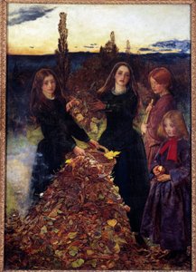 Herbstblätter von John Everett Millais