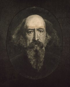 Porträt von Alfred, Lord Tennyson 1809-1892