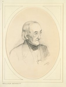 Porträt von William Bennett, 1850 von John Everett Millais