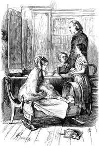 Szene aus Framley Parsonage von Anthony Trollope, 1860 von John Everett Millais
